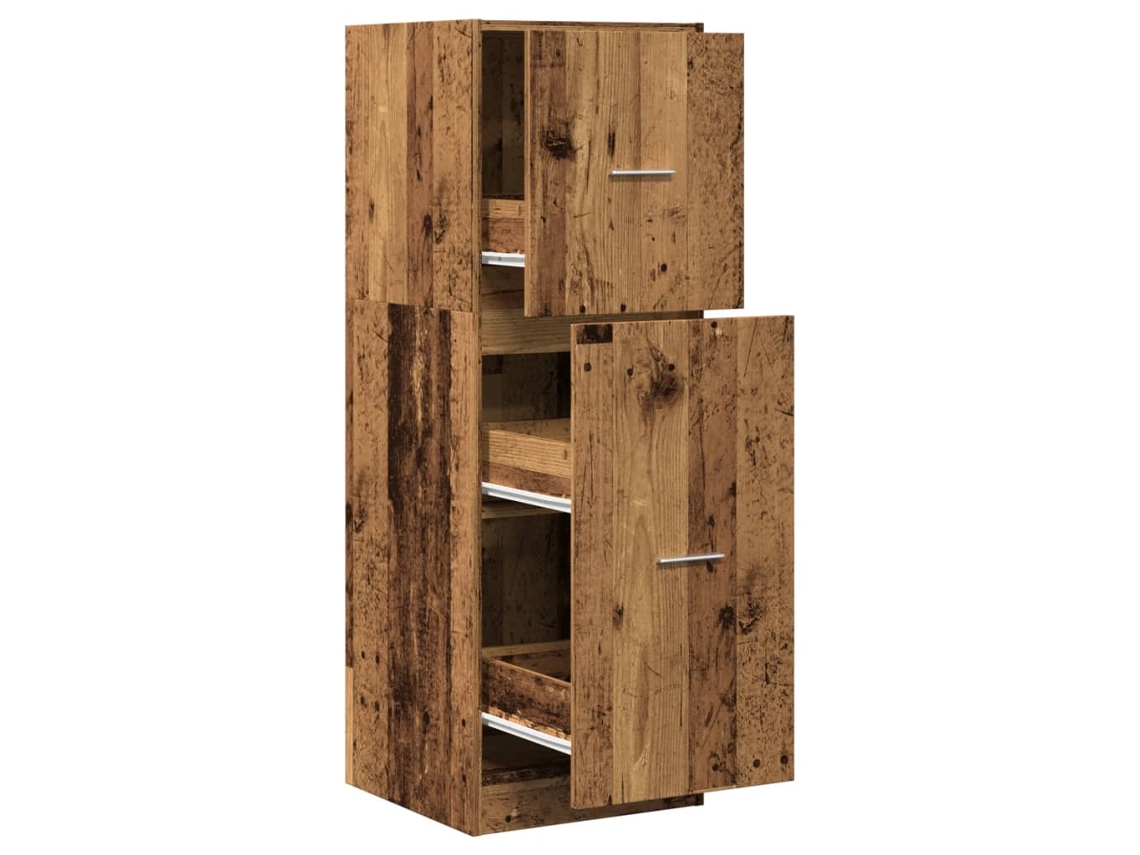 Mueble Boticario de Madera Antigua MAISON EXCLUSIVE (40x41x118 cm)