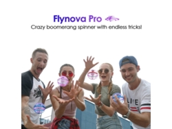 Spinner Flynova Pro Flying Ball Boomerang Con Luces Rgb Dinámicas Y Control Mediante Palanca