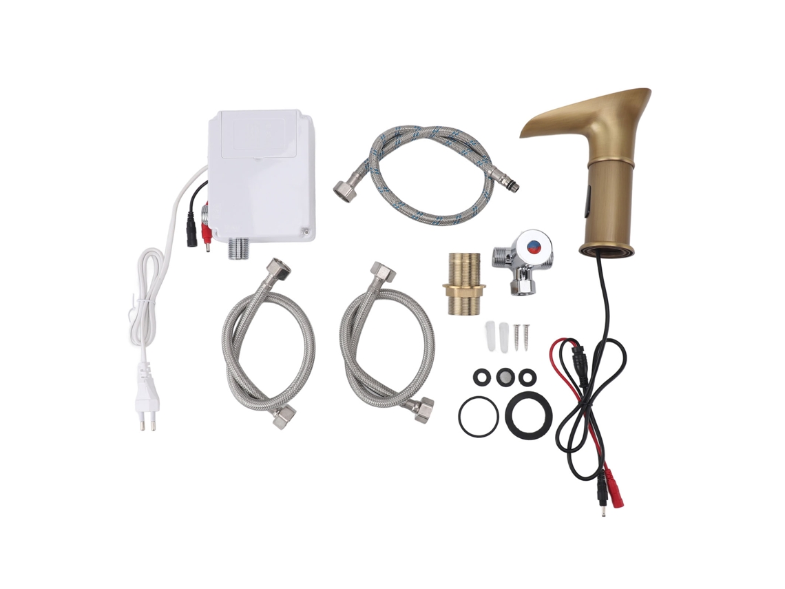 Grifo con sensor, cambio automático de color y control de temperatura.