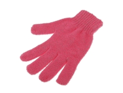 1 guante de algodón rojo Rosewell para secar el cabello, toalla de baño de secado rápido
