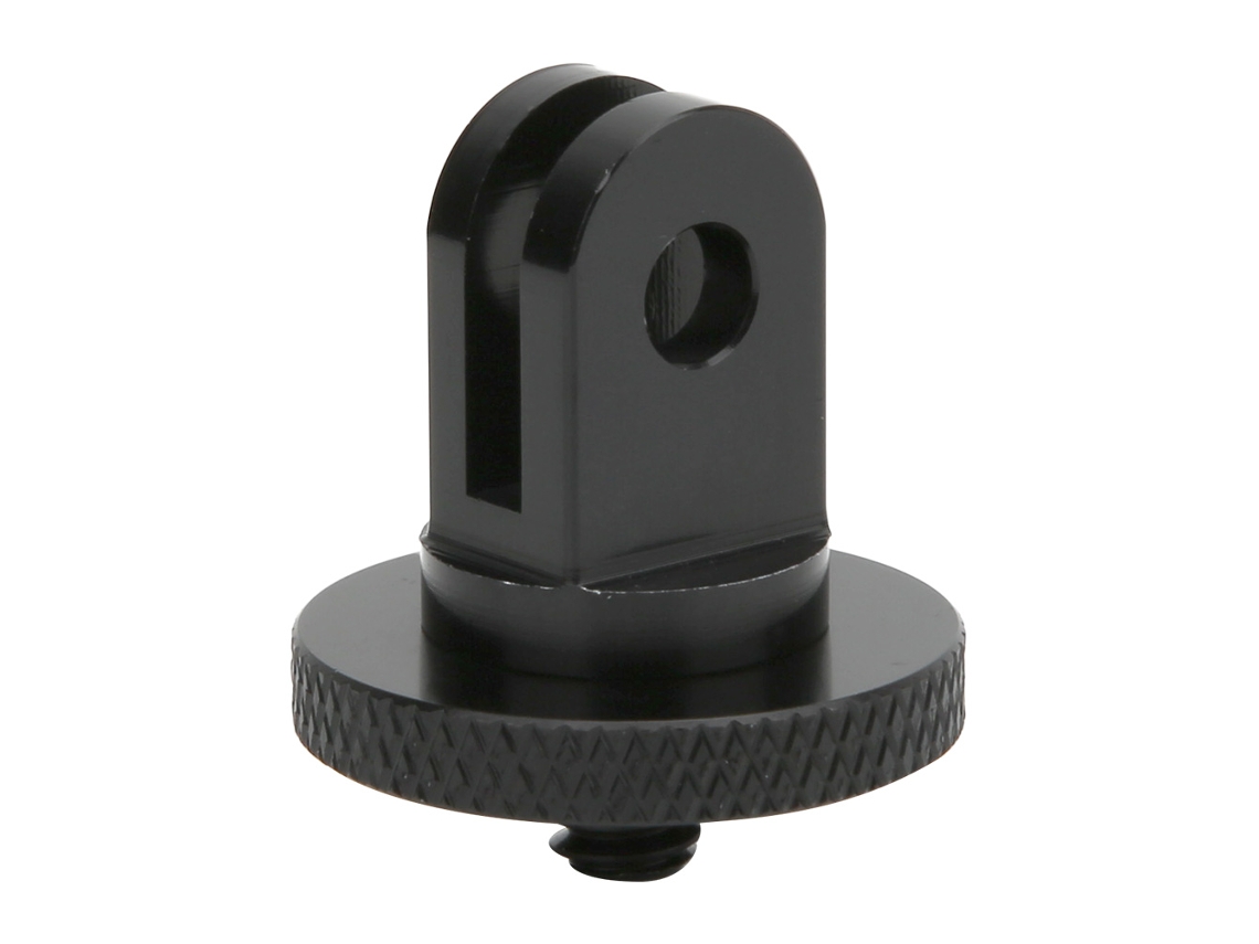 NEVEANCE Adaptador Mini Trípode de Aleación de Aluminio Negro con Interfaz 1/4 Pulgada para Accesorios de Cámara de Acción
