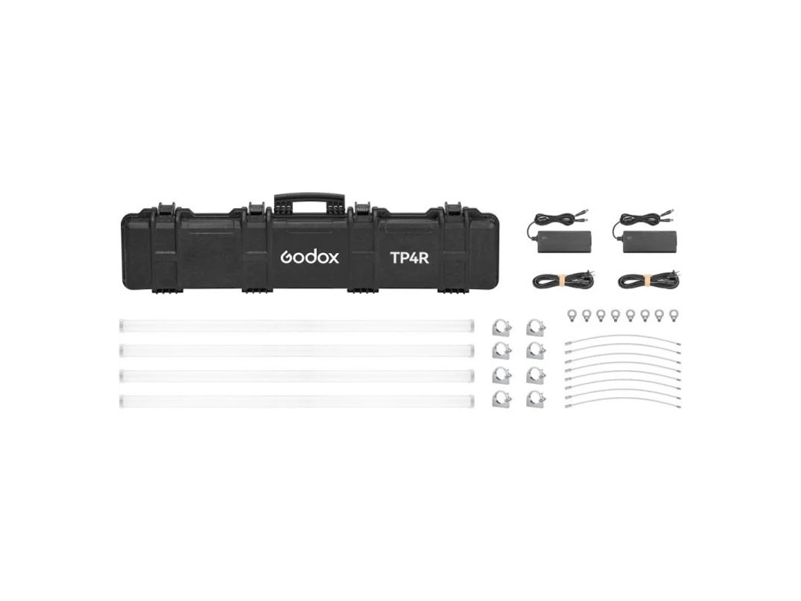 Kit Godox Tp4r-k4 De 4 Tubos De Píxeles Rgb De 120 Cm