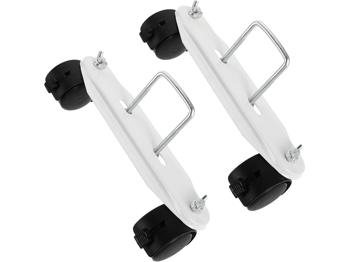 Soportes, 2 Pares, 2 Pares De Soportes Giratorios Para Calentadores Eléctricos Con Ruedas