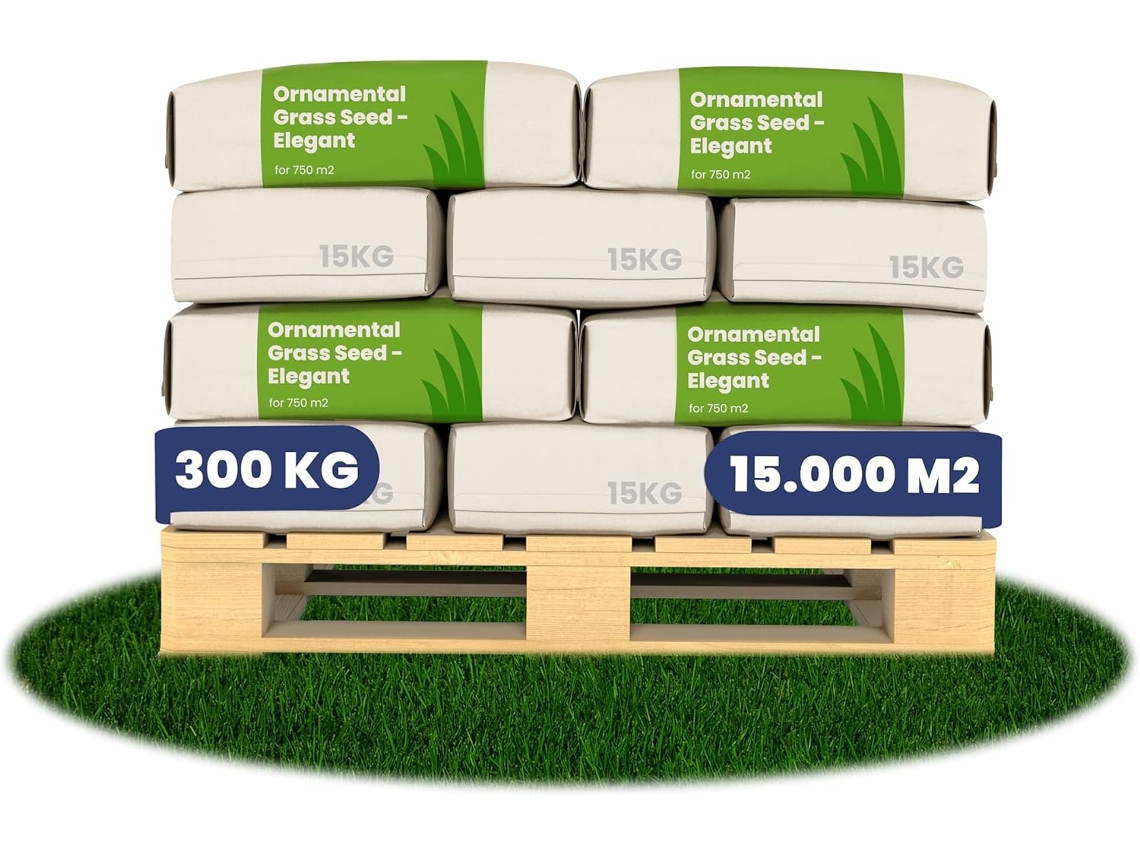 Semilla de Césped Ornamental Elegante 300 Kg para 1,5 Ha ORGANIFER