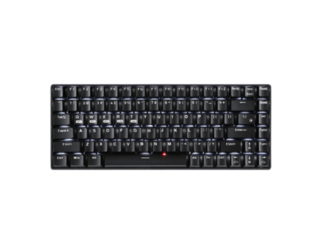 Botones de función FN de ahorro de energía Teclado mecánico retroiluminado de 84 teclas 2.4G Teclado inalámbrico ergonómico compatible con Bluetoot...