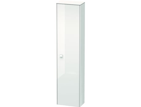 Armario semi-alto DURAVIT Brioso Individual 1 puerta con bisagra a la derecha 2 estantes de madera 2 estantes de vidrio altura mín. 133 cm - m