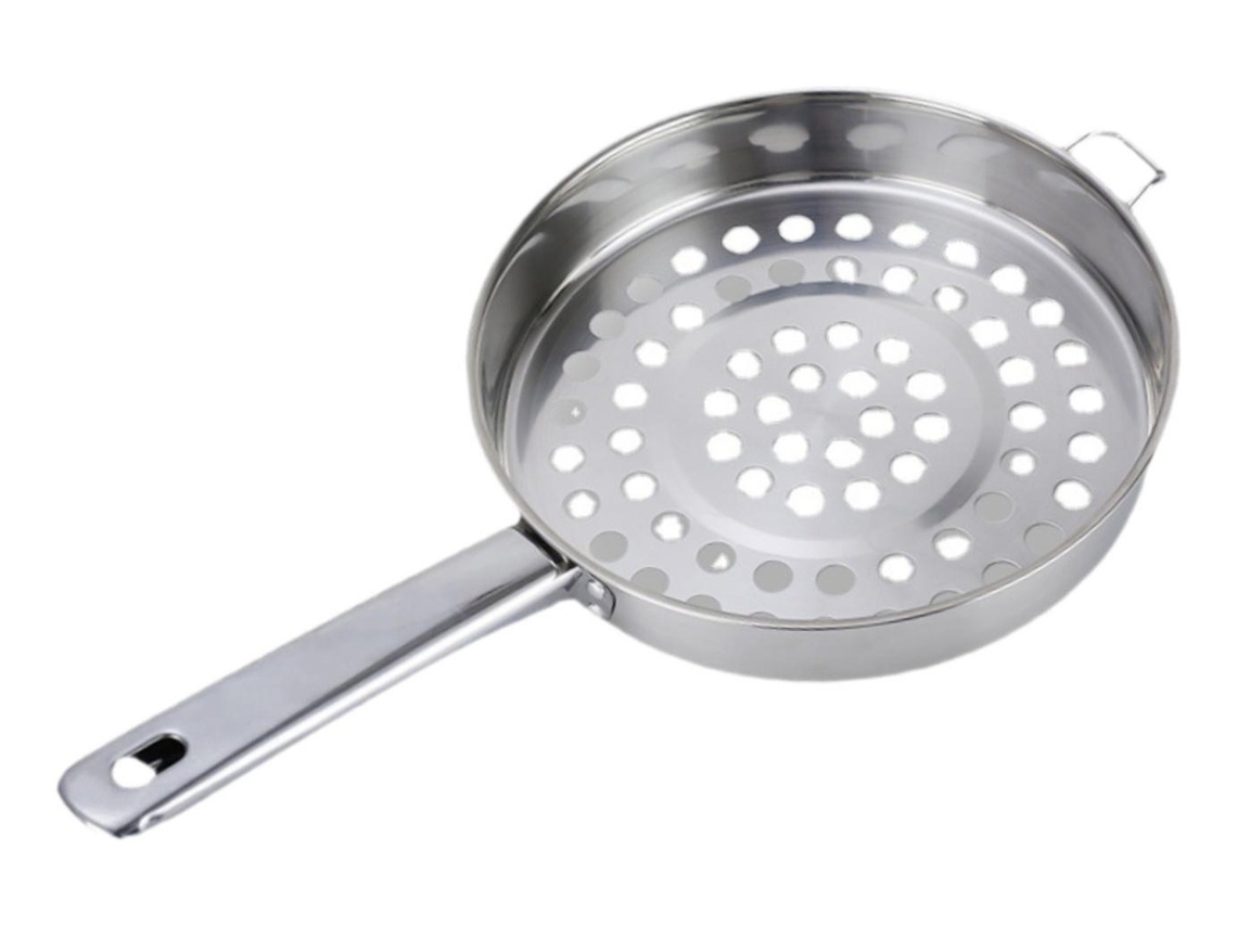 Colador de camarones fríos de gran agujero, cesta de una sola manija, Slowmoose