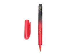 Pluma De Caligrafía Para Principiantes Con Punta Suave, Tinta Resistente Al Desvanecimiento, Portátil, Color Rojo Grande Regular