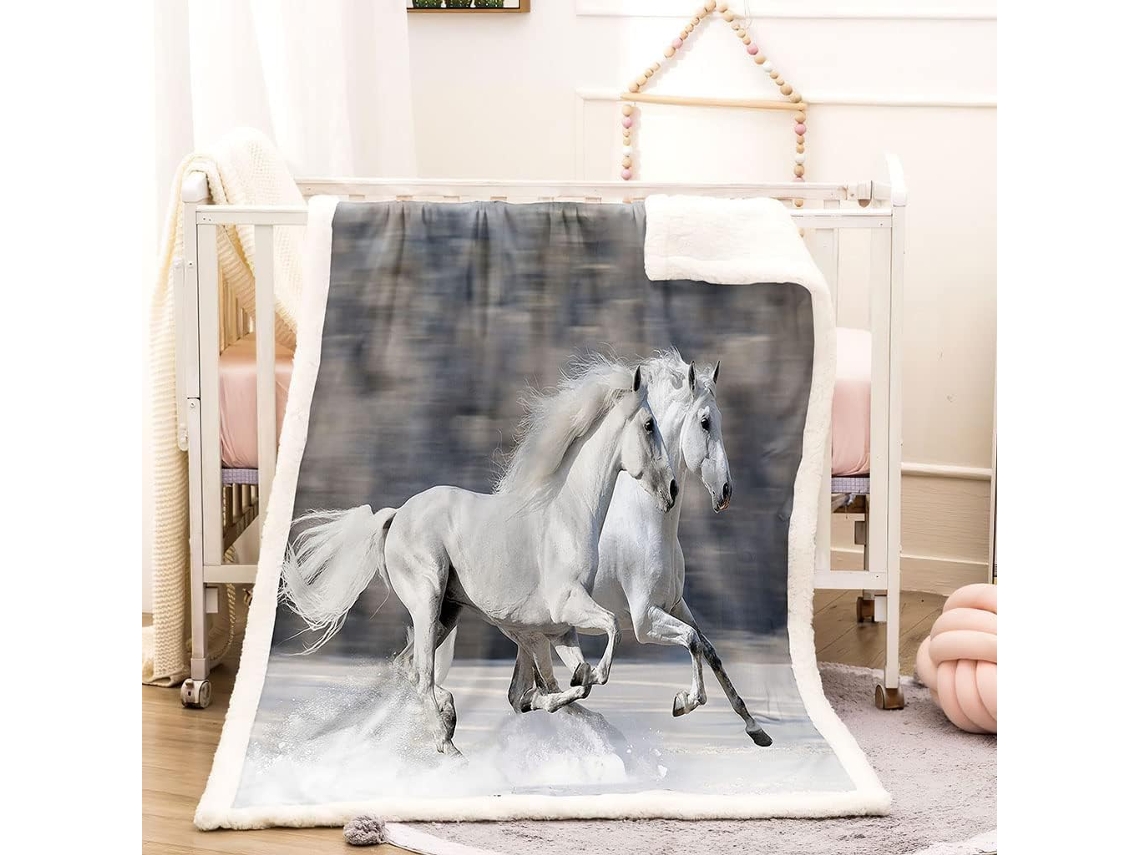 Estampado Adultos Niños Microfibra Color Cama 150x180cm