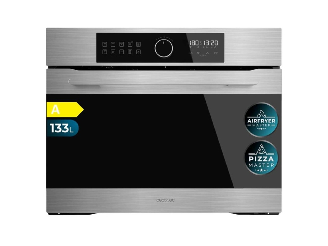 Cecotec Horno Integrable Multifunción Bolero Hexa Af319000 Inox A 3800w, 133l De Capacidad, 11 Funciones Con Airfryer Master