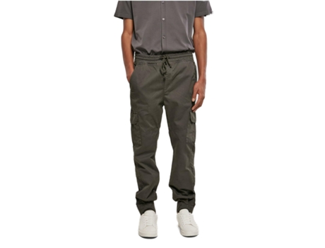 Pantalones de Chándal para Hombre URBAN CLASSICS (M - Algodón - Negro)