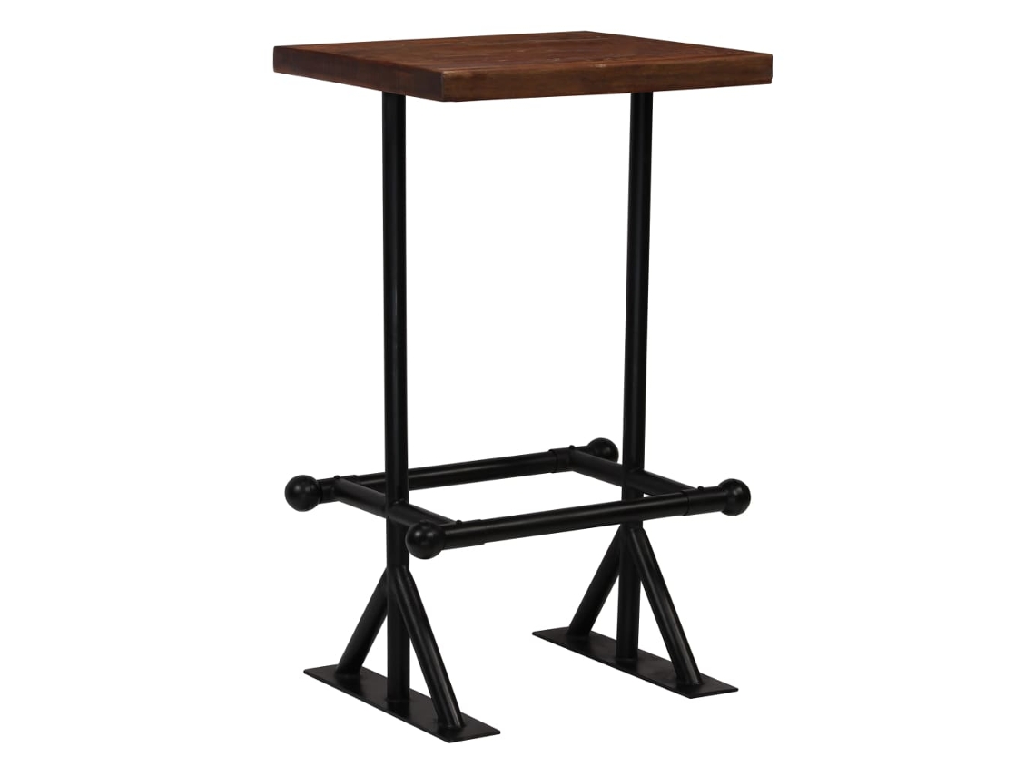 Maison Exclusive - Juego De Mesa Alta Y Taburetes 3 Piezas Madera Maciza Reciclada