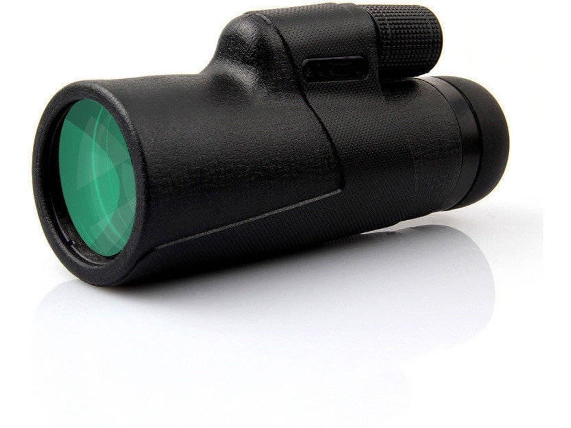 Telescopio Monocular ENZONS 12X50 HD Soporte para teléfono inteligente Trípode Senderismo al aire libre Caza Camping P-Negro Observación
