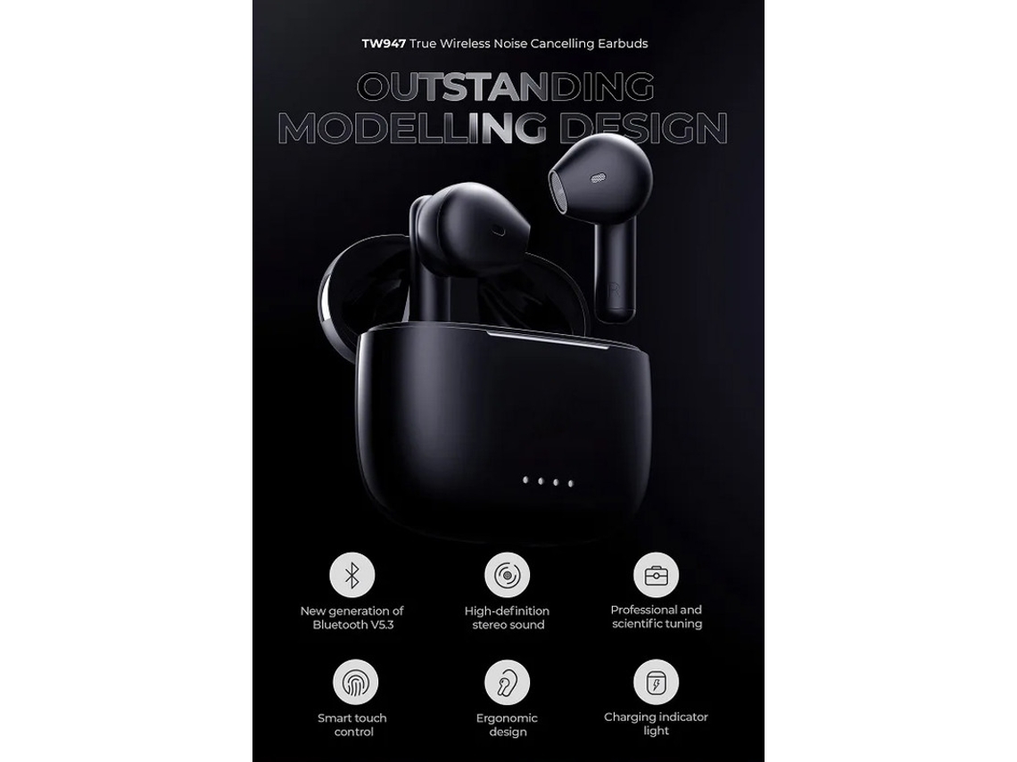 Auriculares Bluetooth 5.1 Micr fono con Cancelamento de Ru do para