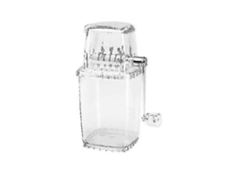 Trituradora de hielo portátil Rosewell con cuchilla de acero inoxidable para uso doméstico y comercial