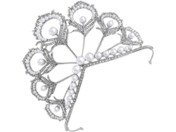 Tiara De Coroa Em Liga De Prata, Leve E Resistente À Oxidação, Ideal Para Casamentos E Apresentações Ao Vivo.
