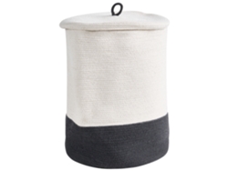 Accesorio Decorativo Beliani Silopi de Algodón Gris 52x44x44