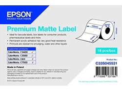 Papel para Etiquetas EPSON Premium Matte 102mm x 51mm  650 etiquetas