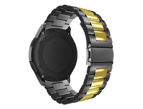 Correa Acero para Amazfit Bip 3 Negro y Dorado