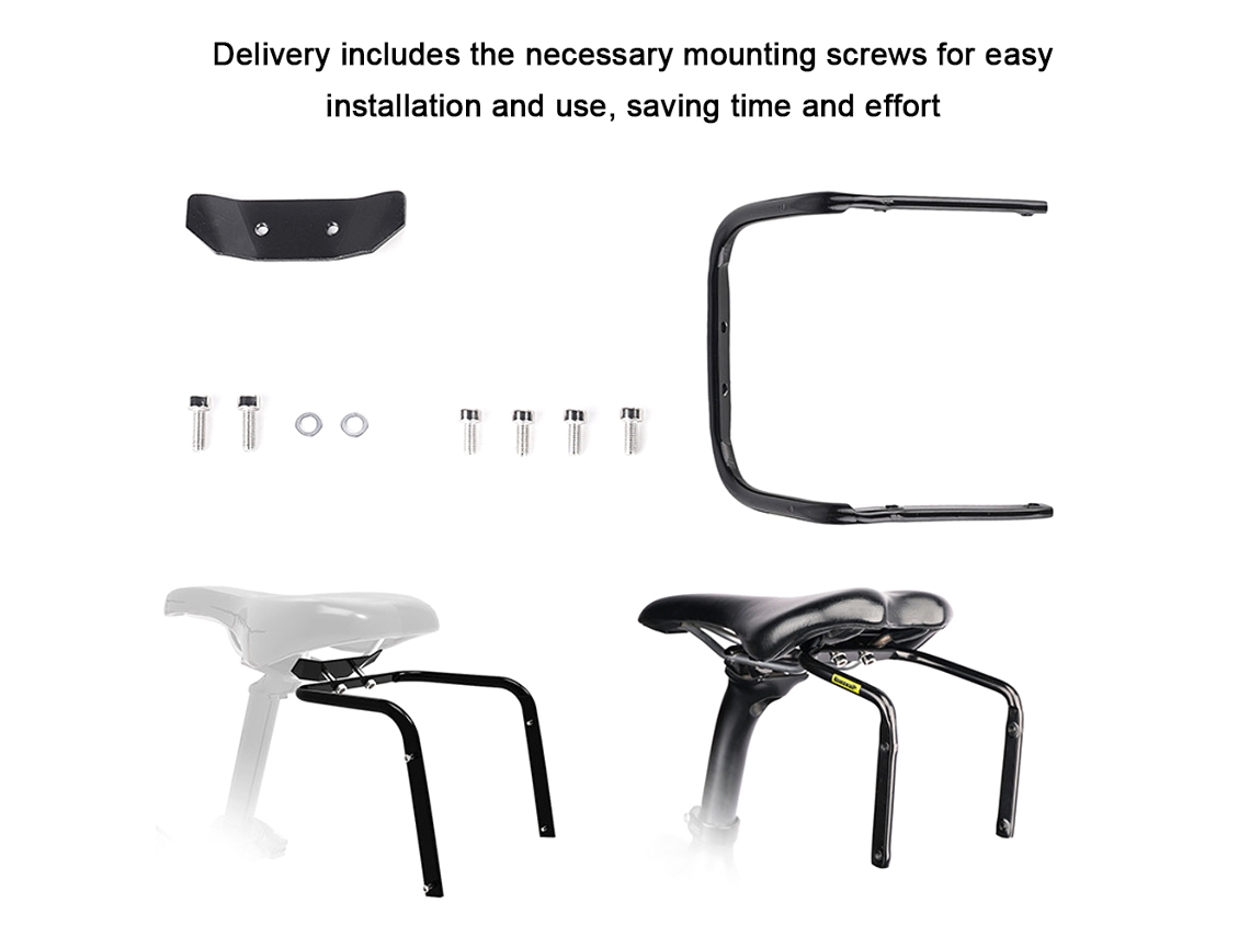 Suporte Estabilizador De Bolsa De Selim Para Bicicleta Com Furos Para Porta-garrafas Aço Alumínio Para Mountain Road Bike