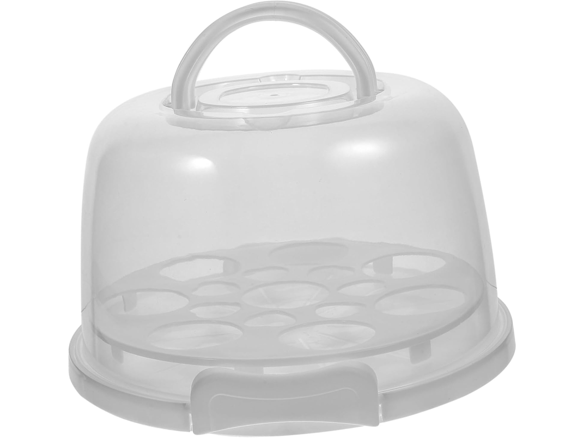 Soporte Para Pasteles Con Tapa Almacenamiento Conveniente Y Operación Simple Este Es Reutilizable Le Brindará
