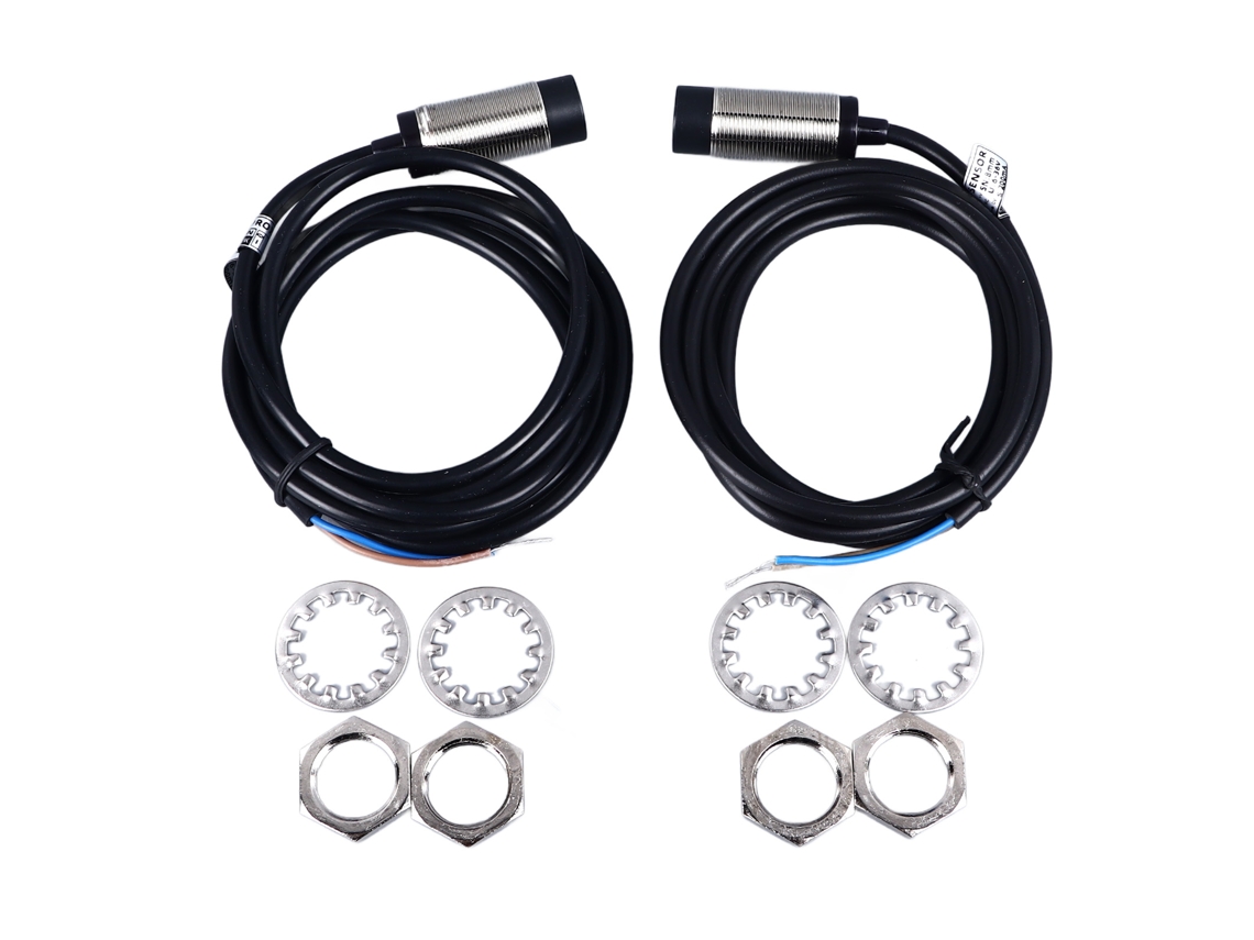 Yncm2026-2 Piezas Sensor Inductivo De Proximidad Dc 2 Cable Cerrado Normalmente Detectar Distancia