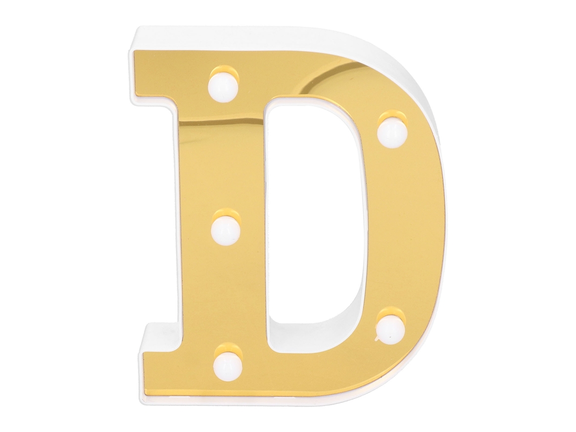 2026-lámpara Letra Alfabeto Inglés Dshape Light Interior Luz Blanca Cálida Para Bodas Navidad Cumpleaños Fiesta Decoración Hogar