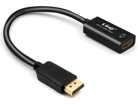 Adaptador LINQ DPH3166 (HDMI - Negro)