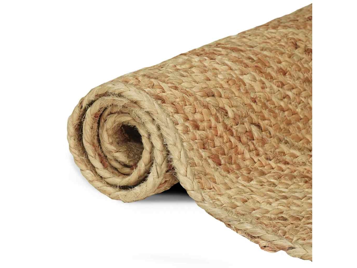 Alfombras De Área Rectangular Marrón 240 X 340 Cm Yute