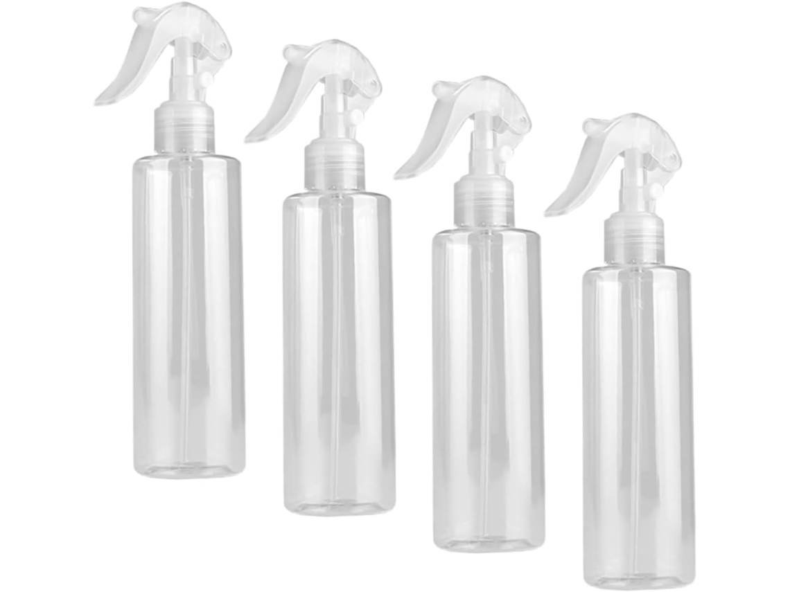 Botella Pulverizadora Recargable Y Transparente De 4 Piezas Para Tónico Y Agua.
