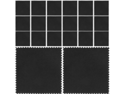 Paños De Microfibra Negros De Doble Capa Para Limpiar Gafas Y Dispositivos Electrónicos.