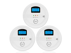 Detector de humo y monóxido de carbono 2 en 1 (paquete de 3)