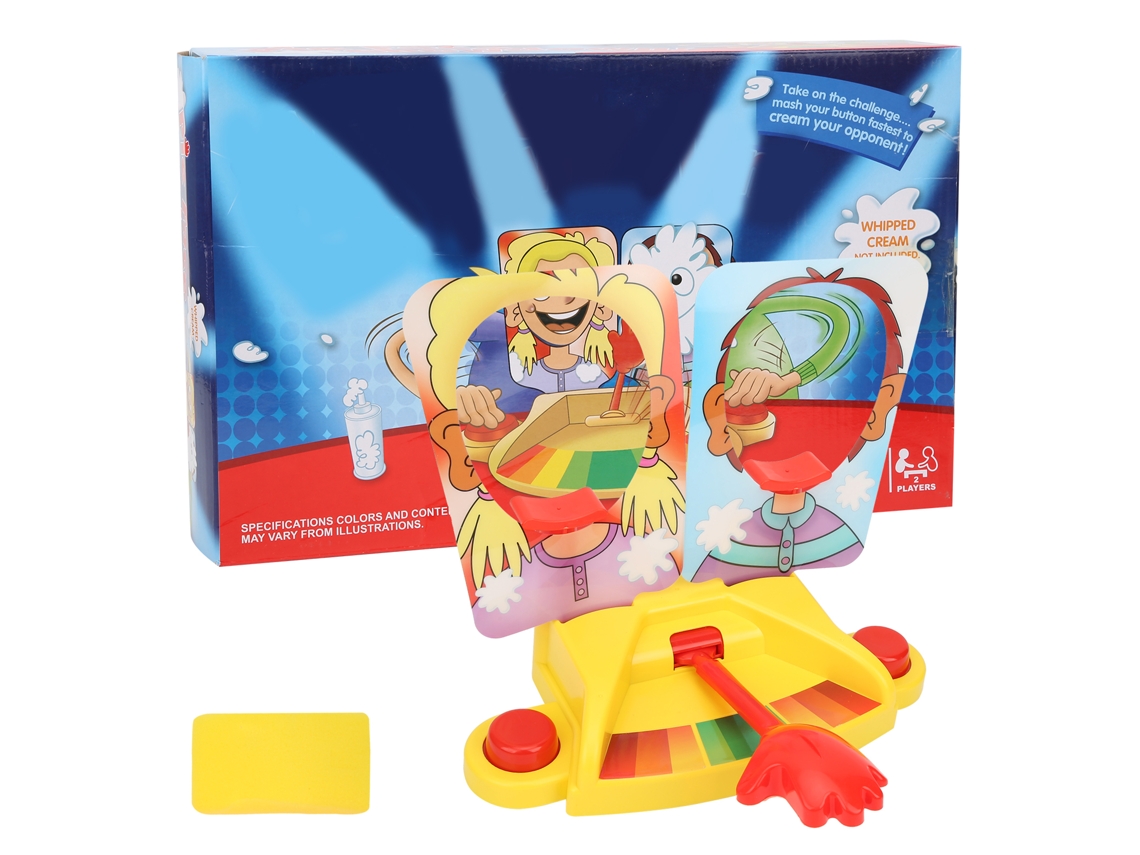 Brinquedo De Mesa De Creme De Bolo Jogo Interativo Para Pais E Filhos Duelo Facial 5+ Anos