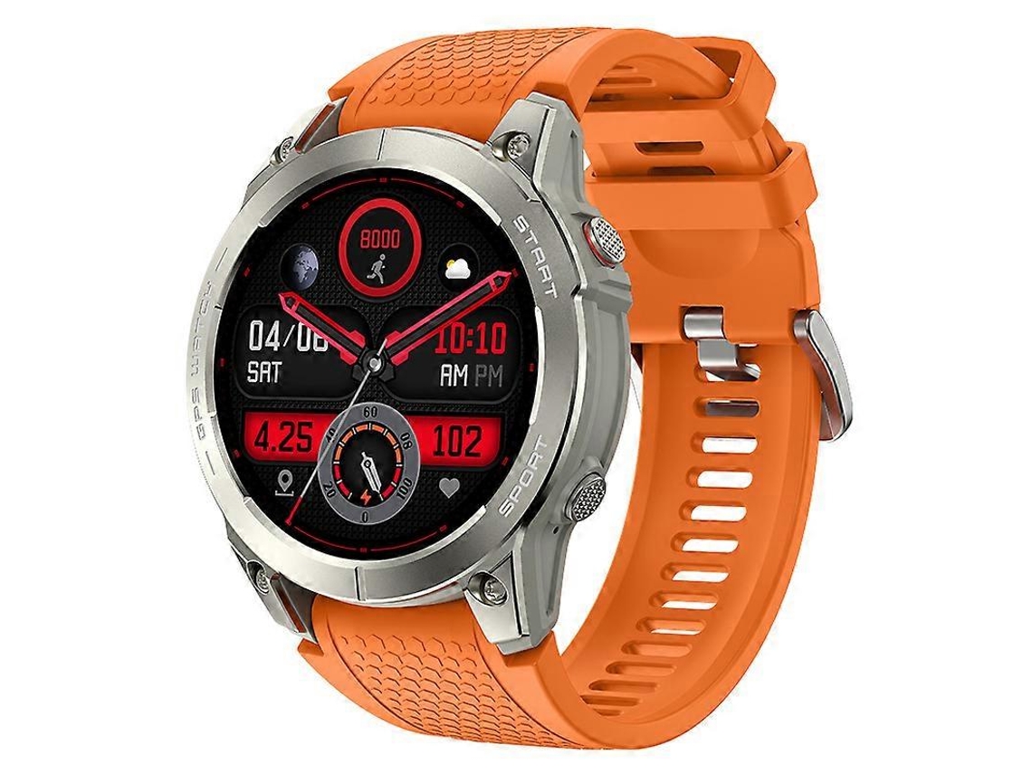 Reloj inteligente S53 con pantalla HD de 1.43", Bluetooth, llamadas y posicionamiento GPS para deportes al aire libre. Batería de 400 mAh. Ly Ebike.