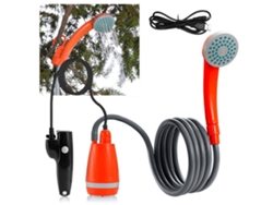 Kit De Ducha Portátil Para Camping Con Un Caudal De 2,5-3,5 L/min, Una Autonomía De Batería De 30-60 Minutos Y Carga Usb.