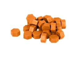 Cera ARTEMIO Cuentas Hexagonales 30g Naranja Youdoit