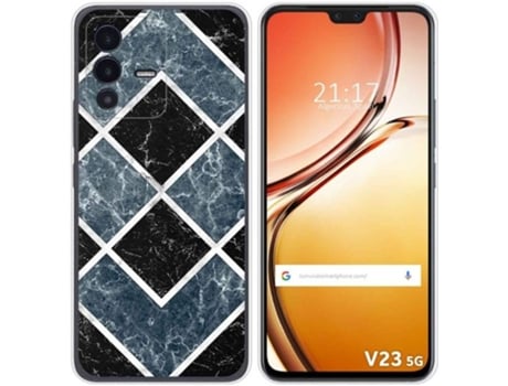 Carcasa para Vivo V23 5G TUMUNDOSMARTPHONE Dibujos Mármol 06 Multicolor