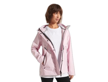 Abrigo SUPERDRY Poliéster Mujer (38 - Rosa)