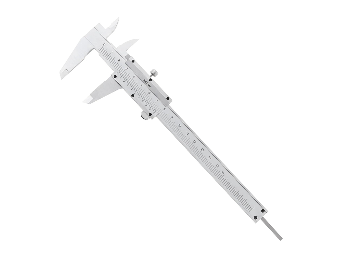 Pied À Coulisse De Haute Precision En Acier Au Carbone 0-150mm, 0, 02mm, Avec Boîte Rangement