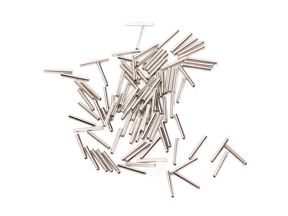 2026rebe-kit De 100 Manguitos De Crimpado De Acero Inoxidable Resistente A La Corrosión Para Pesca 1.6