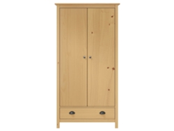 Armario Hill de 2 puertas 89x50x170 cm Pino macizo MAISON EXCLUSIVE