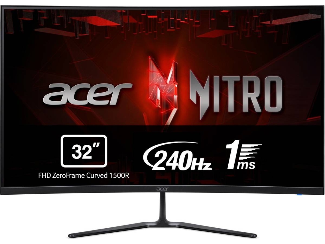 Monitor Gaming ACER Nitro ED320QX2BIIPX (32'' - Full HD - 5 ms - 240 Hz)