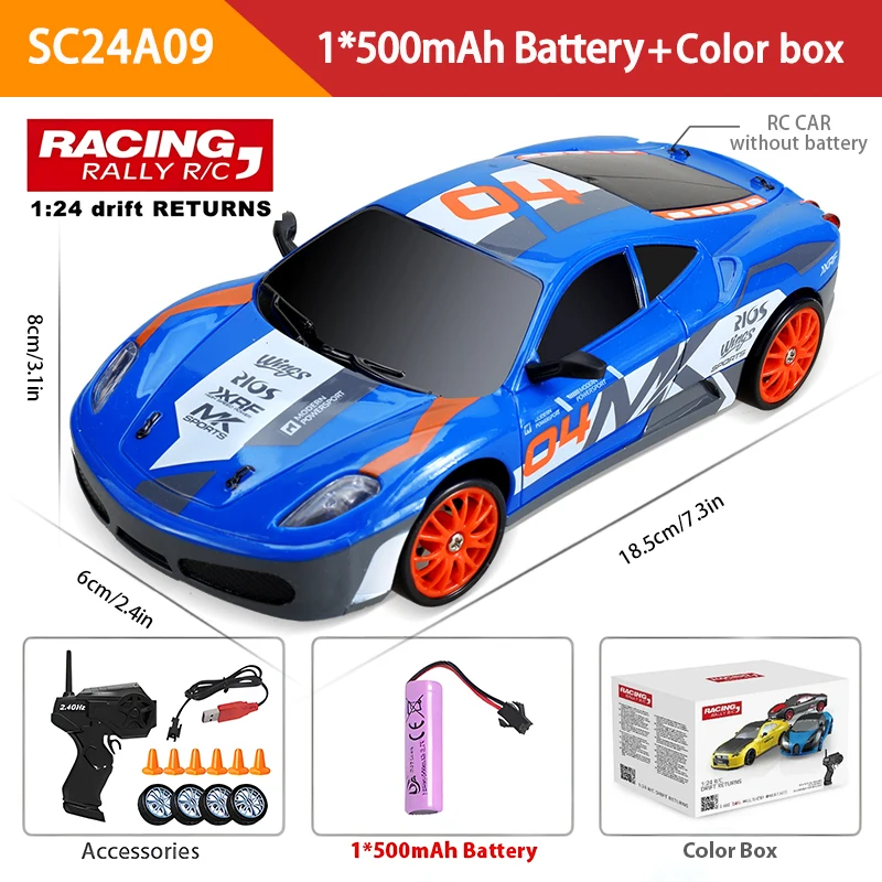 Mini Coches Rc Eléctricos Turbo Racing, Drift 4wd, Velocidad 15km/h, Juguete Divertido Para Adultos Y Niños. Aeuzwr