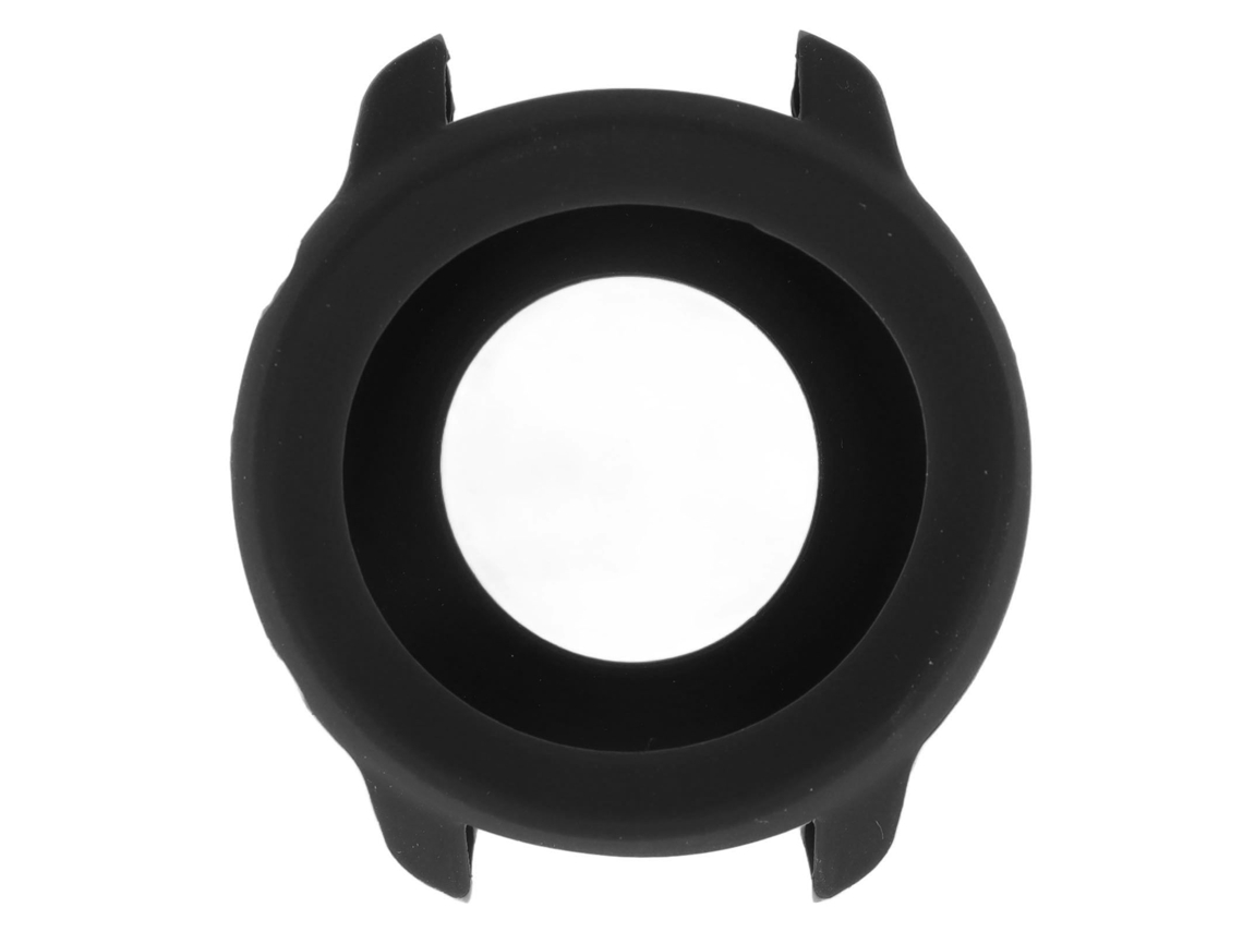 Funda protectora con borde de silicona suave para reloj Amazfit GTR 3 (negro)