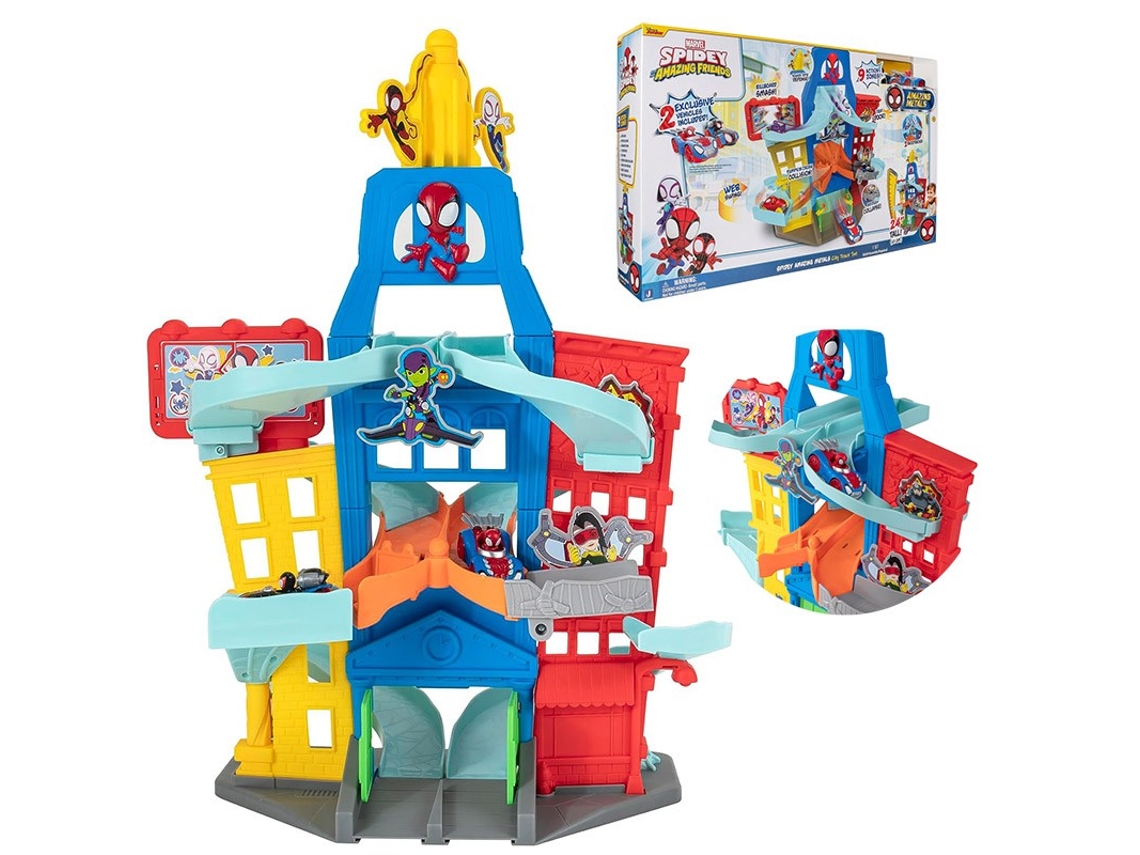 Spidey Track Set Amazing Metals City Track Set
