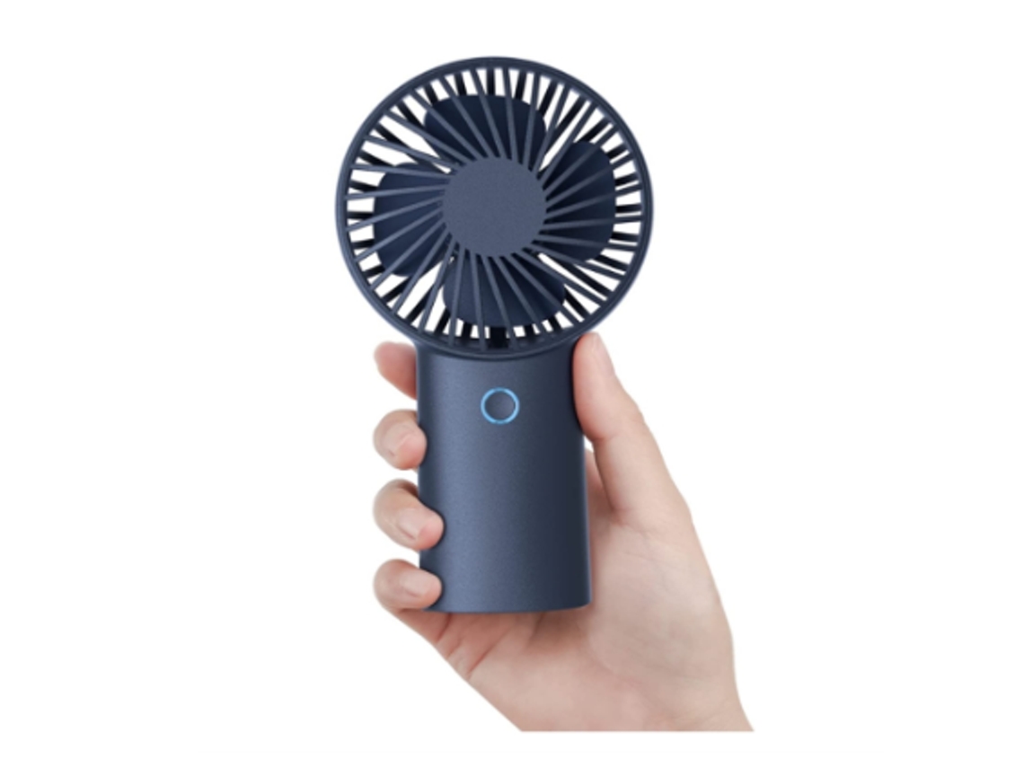 Ventilador Mao 4000 mAh, 3 velocidades, 5 horas de duración, azul Yizhood