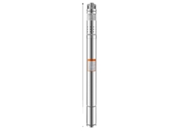 Bomba de agua para pozos profundos, alta eficiencia, construcción duradera, 220 V, color plata, UE