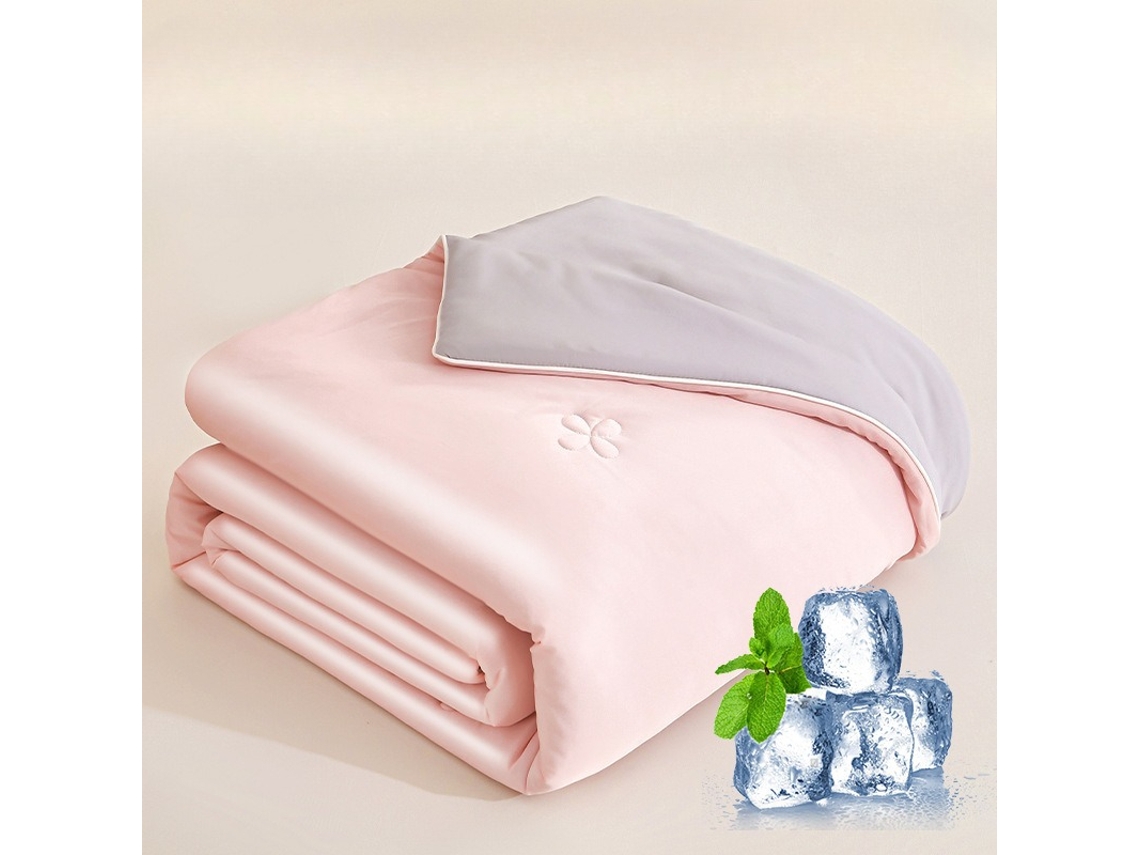 Manta Refrescante De Verano, Lavable Y Transpirable (rosa/150x200cm) Gertiz