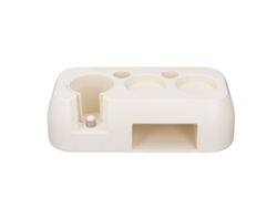 Base de soporte multifuncional de ABS beige para prensador de café - Uso doméstico - Otros