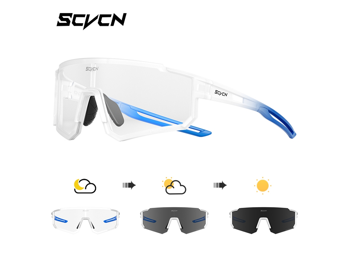(modelo 5 Fotocromático) Gafas De Ciclismo Unisex Uv400 Multicolor Antirreflejos Deportivas
